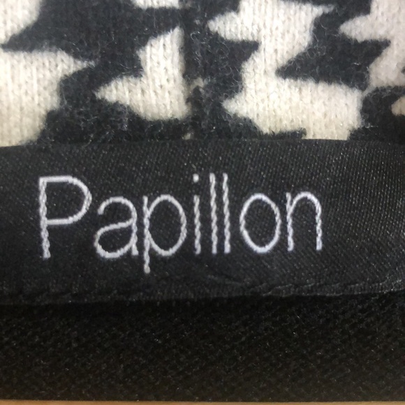 Women’s Papillon Hounds Tooth & Polkadot Sweater Dress - Picture 3 of 4